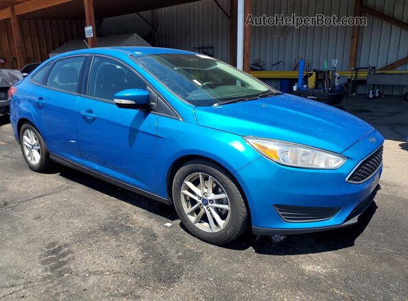 1FADP3F29GL398895 2016 FORD FOCUS Синий Передняя правая четверть