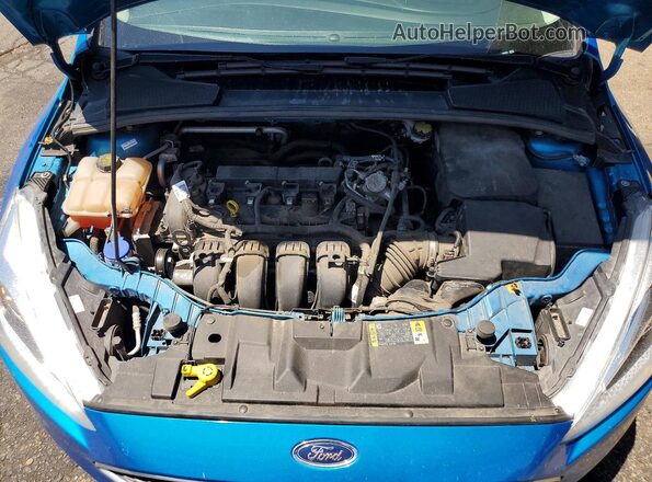 1FADP3F29GL398895 2016 FORD FOCUS Синий Вид задней части салона