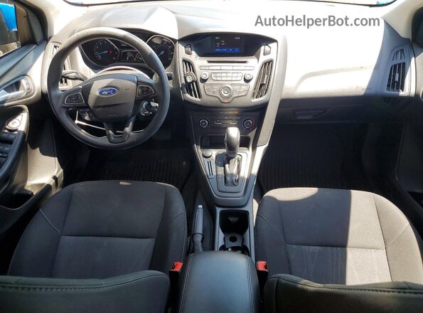 1FADP3F29GL398895 2016 FORD FOCUS Синий Вид панели приборов