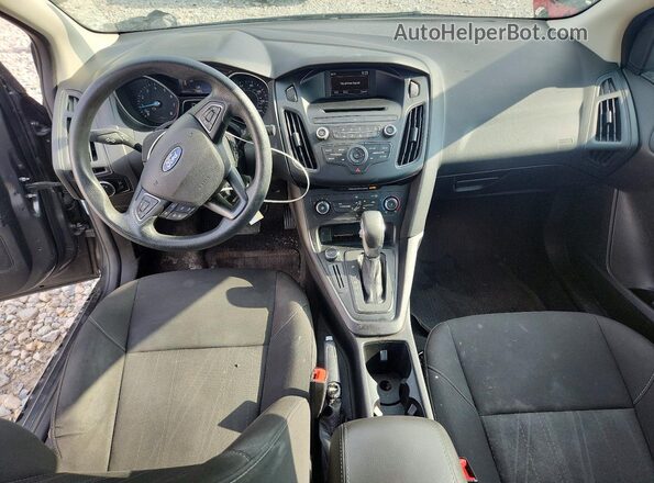 1FADP3F29HL213942 2017 FORD FOCUS Gray Вид панелі приладів