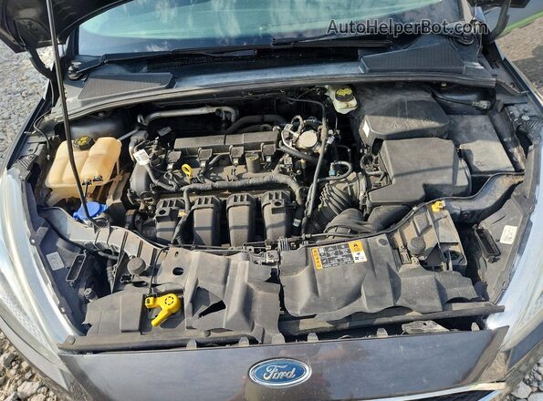 1FADP3F29HL213942 2017 FORD FOCUS Gray Вид задньої частини салону