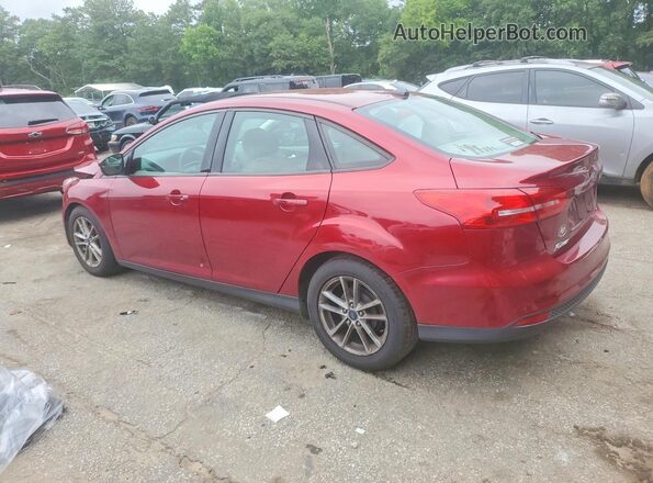 1FADP3F29HL221135 2017 FORD FOCUS Red Tył lewy
