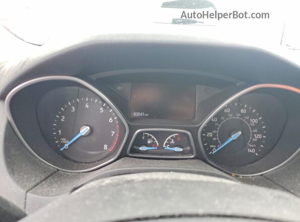 1FADP3F29JL277081 2018 FORD FOCUS Silver ხელსაწყოთა პანელის ხედი