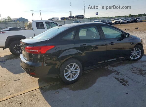 1FADP3F29JL301430 2018 FORD FOCUS Black Tył prawy