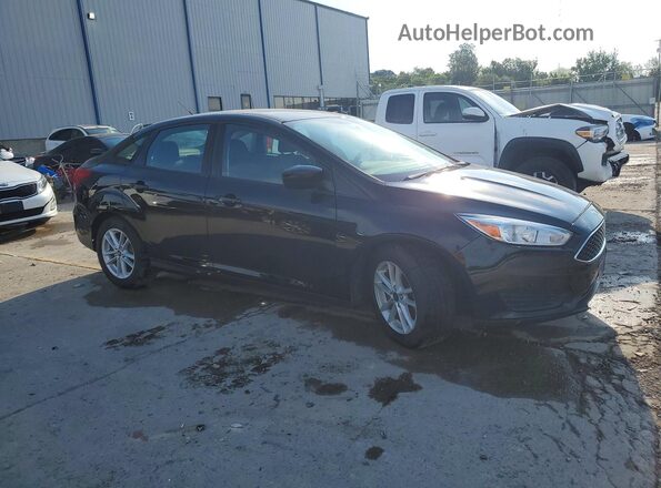 1FADP3F29JL301430 2018 FORD FOCUS Black Przód prawy