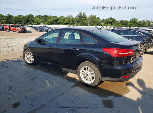 1FADP3F29JL301430 2018 FORD FOCUS Black Tył lewy