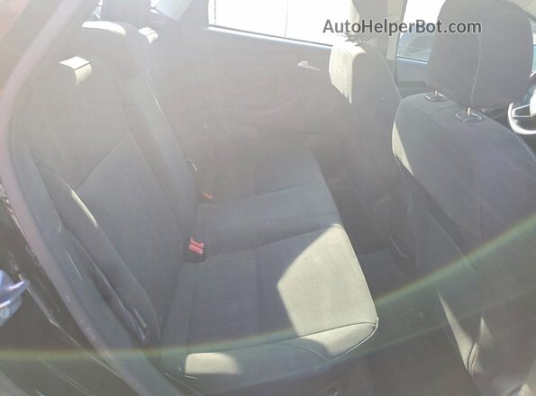 1FADP3F29JL301430 2018 FORD FOCUS Black Widok tylnych siedzeń
