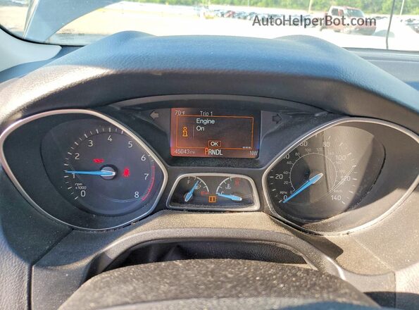 1FADP3F29JL301430 2018 FORD FOCUS Black Widok zestawu wskaźników