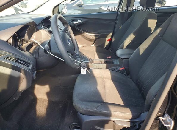 1FADP3F29JL301430 2018 FORD FOCUS Black Widok wnętrza z przodu