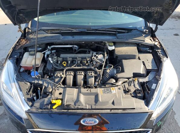 1FADP3F29JL301430 2018 FORD FOCUS Black Widok wnętrza z tyłu