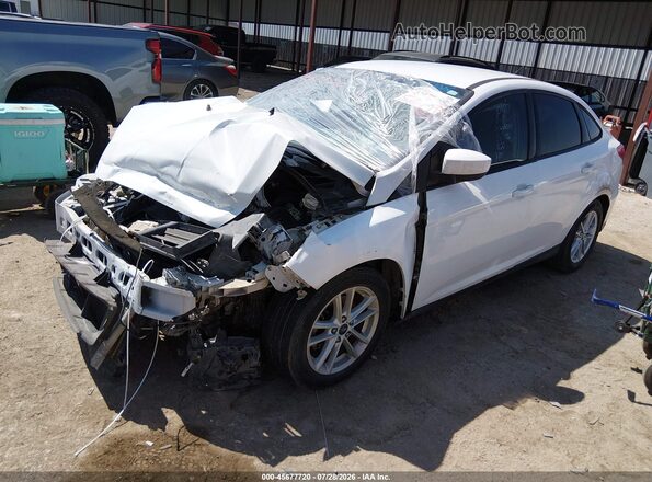 1FADP3F29JL302738 2018 FORD FOCUS White წინა მარცხენა ხედი სამი მეოთხედიდან