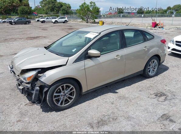 1FADP3F29JL308538 2018 FORD FOCUS Beige Vista tres cuartos delantera izquierda