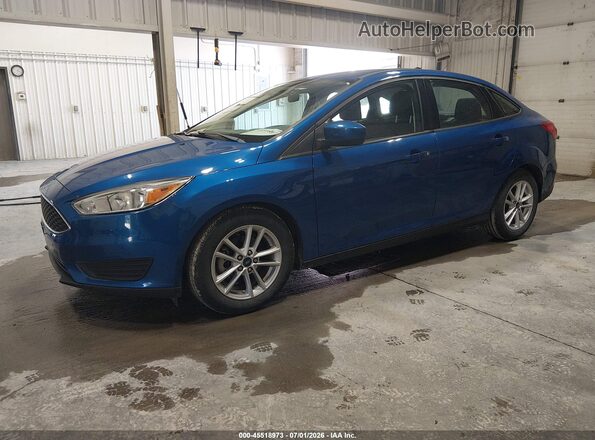 1FADP3F29JL329101 2018 FORD FOCUS Синий Передняя левая четверть
