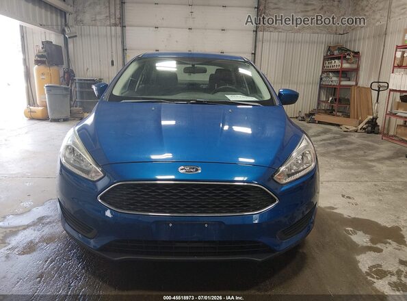 1FADP3F29JL329101 2018 FORD FOCUS Синий Вид щитка приборов