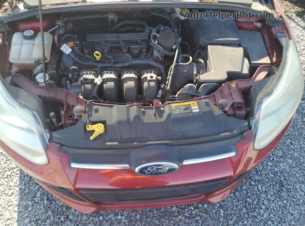1FADP3F2XDL187426 2019 FORD FOCUS Red Սալոնի հետևի տեսք