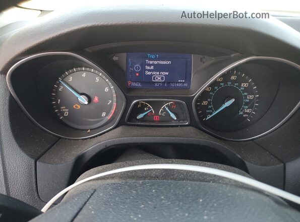 1FADP3F2XDL187426 2019 FORD FOCUS Red Սարքավորումների վահանակի տեսք