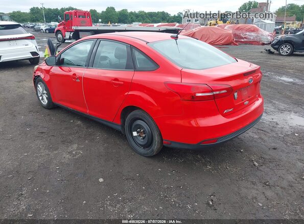 1FADP3F2XGL203774 2016 FORD FOCUS Red Trasero izquierdo