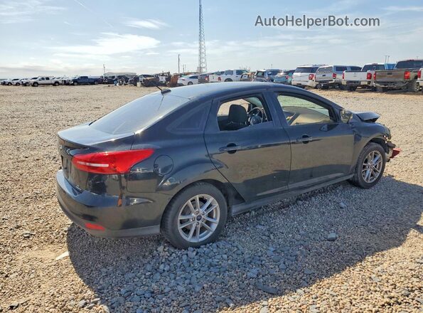 1FADP3F2XGL222664 2016 FORD FOCUS Черный Задняя правая четверть