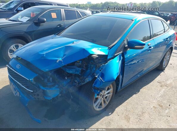1FADP3F2XGL257804 2016 FORD FOCUS Blue Przód lewy