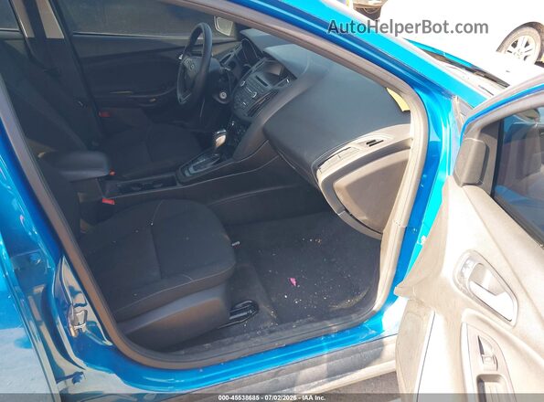 1FADP3F2XGL257804 2016 FORD FOCUS Blue Widok wnętrza z przodu