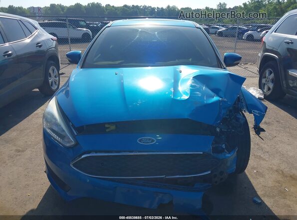 1FADP3F2XGL257804 2016 FORD FOCUS Blue Widok wnętrza z tyłu