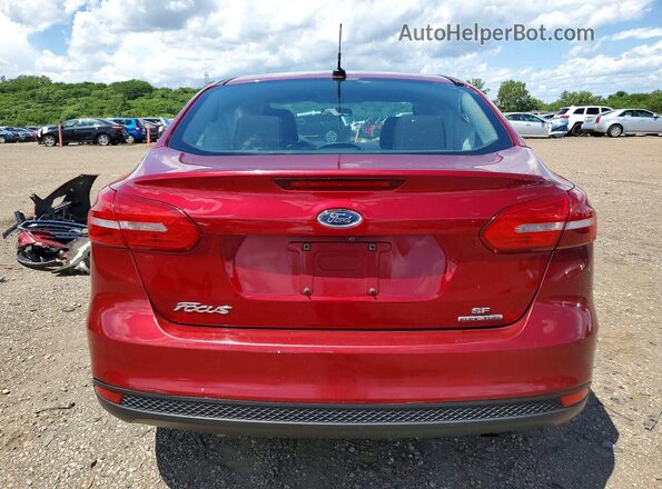 1FADP3F2XGL382334 2016 FORD FOCUS Burgundy Widok z tyłu