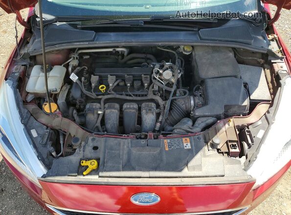 1FADP3F2XGL382334 2016 FORD FOCUS Burgundy Widok wnętrza z tyłu