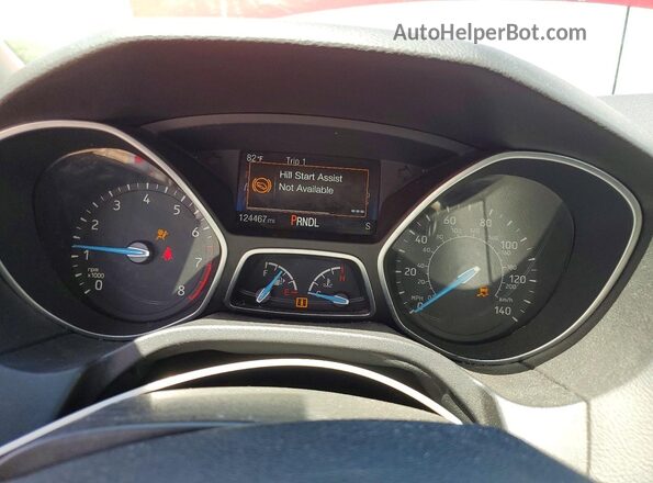 1FADP3F2XGL382334 2016 FORD FOCUS Burgundy Widok zestawu wskaźników