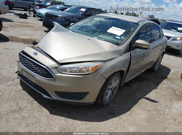 1FADP3F2XGL395844 2016 FORD FOCUS Beige Vista tres cuartos delantera izquierda
