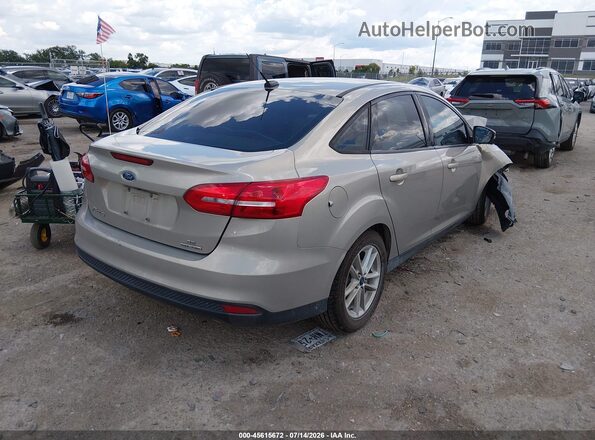1FADP3F2XGL395844 2016 FORD FOCUS Beige Trasero derecho