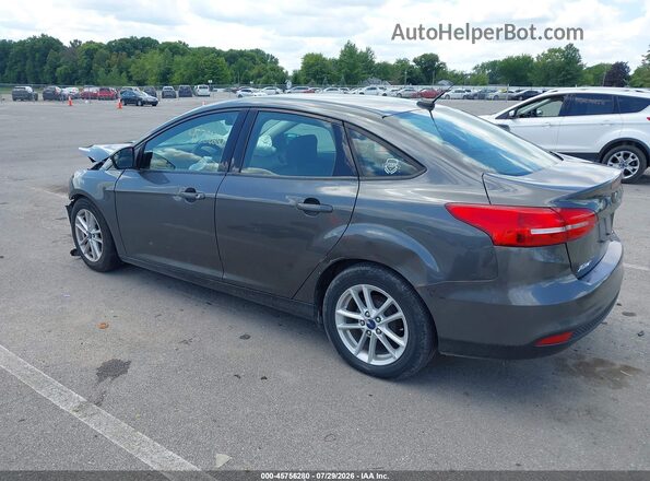 1FADP3F2XHL300524 2017 FORD FOCUS Gray Tył lewy