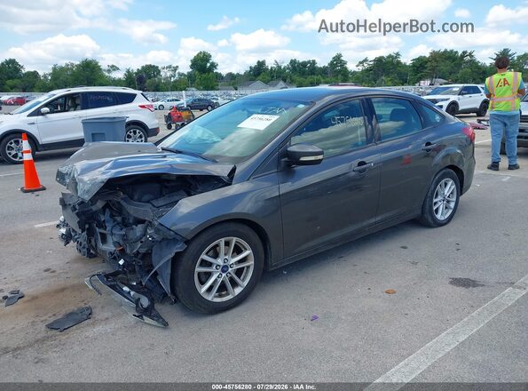 1FADP3F2XHL300524 2017 FORD FOCUS Gray Przód lewy