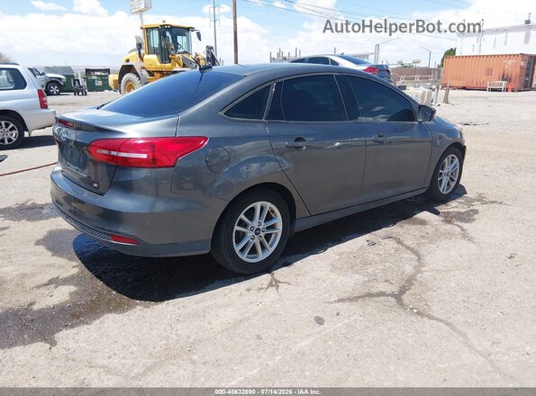 1FADP3F2XHL304654 2017 FORD FOCUS Gray Tył prawy