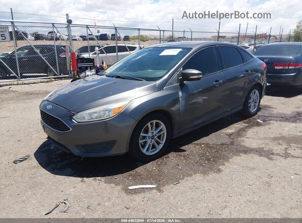 1FADP3F2XHL304654 2017 FORD FOCUS Gray Przód lewy