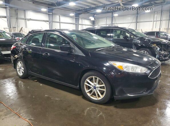 1FADP3F2XJL211297 2018 FORD FOCUS Black Delantero derecho