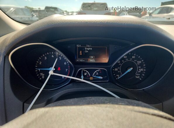 1FADP3F2XJL257051 2018 FORD FOCUS Black ხელსაწყოთა პანელის ხედი