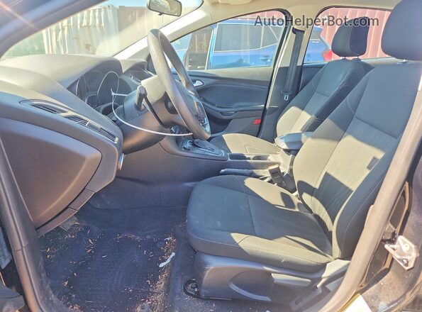 1FADP3F2XJL257051 2018 FORD FOCUS Black წინა სალონის ხედი