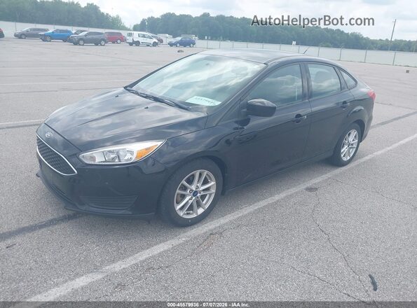 1FADP3F2XJL327583 2018 FORD FOCUS Black Front left