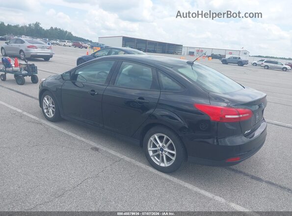 1FADP3F2XJL327583 2018 FORD FOCUS Black Rear left