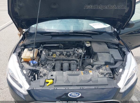 1FADP3F2XJL327583 2018 FORD FOCUS Black Rear view
