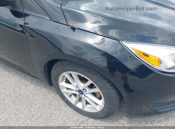 1FADP3F2XJL327583 2018 FORD FOCUS Black Front view