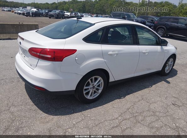1FADP3F2XJL328782 2018 FORD FOCUS White უკანა მარჯვენა