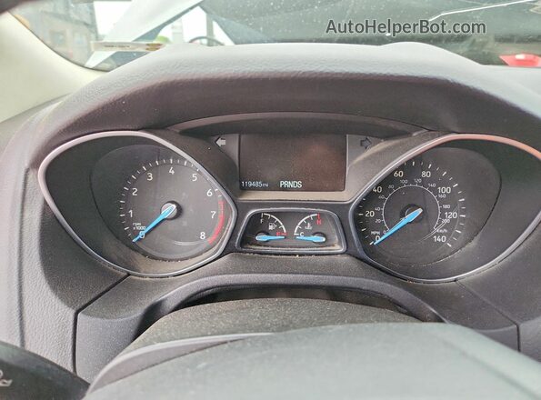 1FADP3FE0HL314345 2017 FORD FOCUS Gray Widok zestawu wskaźników