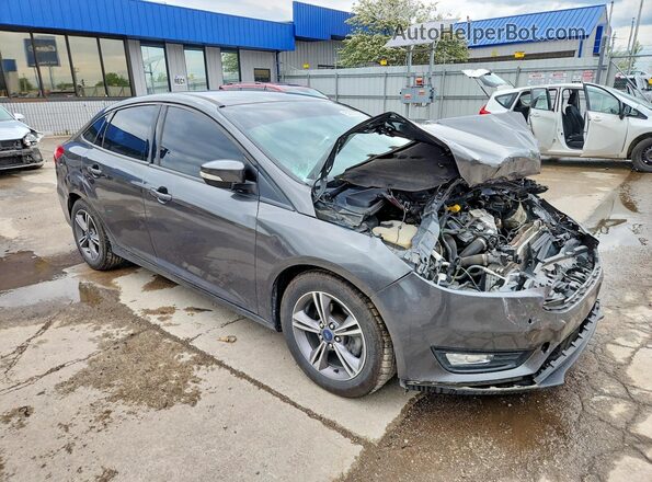 1FADP3FE0HL314345 2017 FORD FOCUS Gray Przód prawy