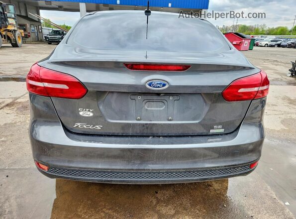 1FADP3FE0HL314345 2017 FORD FOCUS Gray Widok z tyłu