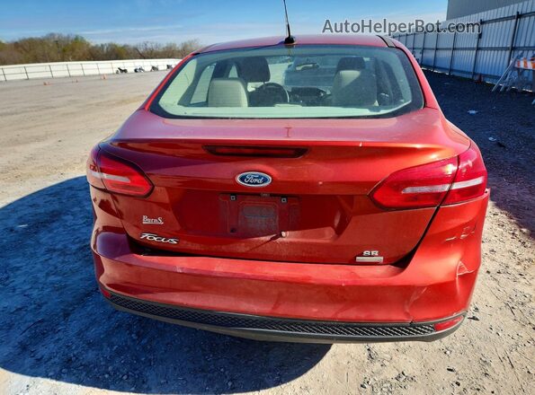 1FADP3FE0JL240611 2018 FORD FOCUS Red Հետևի տեսք
