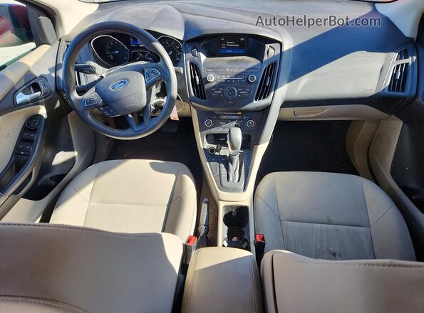 1FADP3FE0JL240611 2018 FORD FOCUS Red Առջևի վահանակի տեսք