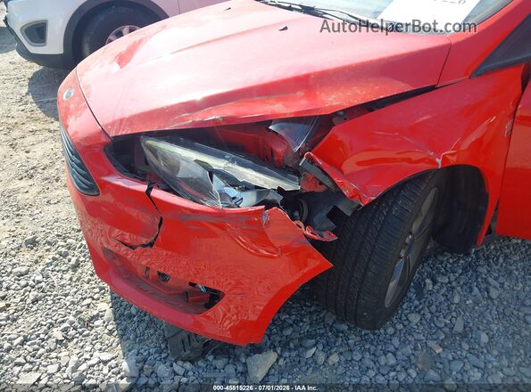 1FADP3FE1GL378019 2016 FORD FOCUS Red Вид спереду