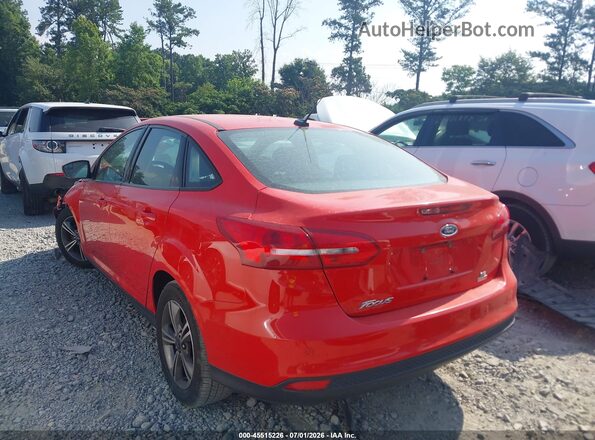 1FADP3FE1GL378019 2016 FORD FOCUS Red Задня ліва чверть