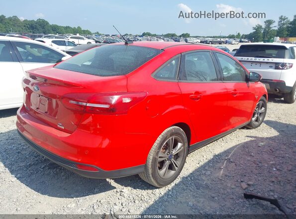 1FADP3FE1GL378019 2016 FORD FOCUS Red Задня права чверть